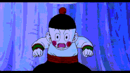 Chiaotzu headbutt.gif (815 KB) Chiaotzu (Dragon Ball) although much weaker than the rest of the Z-Fighters is still very strong and after training with King Kai could overpower Guldo of the Ginyu Force.