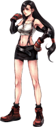 Considered by Zangan to be his top student out of over a hundred through him gaining enhanced physiology via Chi Augmentation Tifa Lockhart (Final Fantasy VII) has become superhuman with strength equal to the SOLDIER members.