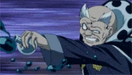 Byro (Fairy Tail) wields Magic Vials to create various substances and entities from supernatural liquids.