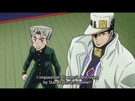 JJBA Diamond is Unbreakable - Star Platinum Attacks Sheer Heart Attack-2