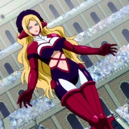 Jenny Realight (Fairy Tail) can use her Machina Soul magic to morph into different machines.