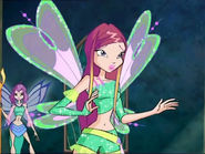 As a Fairy of Animals Roxy (Winx Club) is highly intuitive when dealing with animals, forming strong bonds with them.