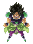 Broly (Dragon Ball Super) in his Wrath Form where his anger greatly empowers him…