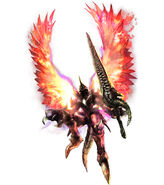Upon obtaining all of the lost fragments of Soul Edge and rejoining them, Nightmare (Soul Calibur) becomes Night Terror, possessing amplified powers and the ability to fly.