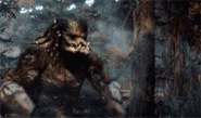A Predator (Predator/Aliens vs. Predator) roaring.