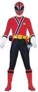 Takeru Shiba (Samurai Sentai Shinkenger) as Shinken Red.../Jayden Shiba (Power Rangers Samurai/Super Samurai) as the Red Samurai Ranger in his normal form...