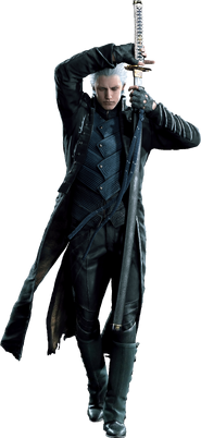 As son of the Dark Knight Sparda, Virgil (Devil May Cry), wielded with his powerful sword, Yamato, can move at speeds that can't be seen by the human eye.