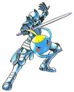 Archie (Pokemon Adventures) wearing the armor Eternity, which grants him eternal life as the inside has its own timezone.