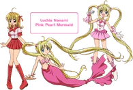Lucia.png (142 KB) Being a mermaid herself, Lucia Nanami (Mermaid Melody) gains a human form when she's on dry land.