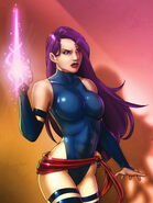 Psylocke Colored 2 by windriderx23