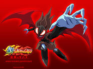 After being bitten by a vampire and purified, Django (Boktai) gained the power to assume a vampiric monster form, Black Django.