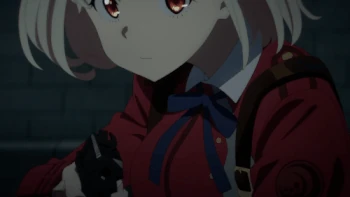 ChisatoDodgingBulletsCloseUp