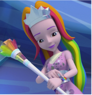 Kalia (Rainbow Rangers) can use KaleidoScepter to create a rainbow-colored light to do just about anything.