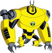 Armodrillo (Ben 10: Ultimate Alien) has jackhammers built into his arms