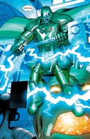 After utilizing the power of the Black Vortex, Ronan the Accuser (Marvel Comics) became cosmically infused with its power, gaining new enhancements and abilities including the ability to trap people within micro-realities that take shape based on its victim's deepest feelings of guilt.