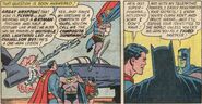 Composite Superman (DC Comics) blast the batjet