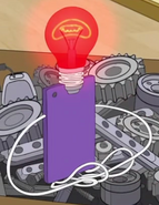 Turn-Inanimate-Objects-Evil-Inator (Milo Murphy's Law) can turn any electronic device evil when it is plug in.