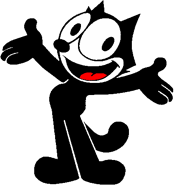 Felix the Cat.png (11 KB) Felix (Felix the Cat) is the most famous and very first user of Cartoon Physics in history. Having covered every conceivable and inconceivable application of cartoon laws imaginable in his time.