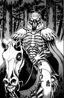 Skull Knight (Berserk), the mysterious 1,000 year old enemy of the God Hand and Apostles.