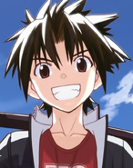 Touta Konoe (UQ Holder) is an imperfect clone of Negi Springfield.