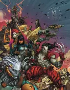 Cyberforce New.webp (277 KB) Cyber Force (Image Comics) are a group of Mutants who were cybernetically enhanced & humans turned cyborgs.