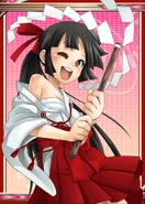 Miko (Valkyrie Crusade) can communicate with God.