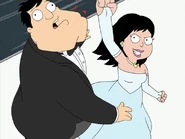 Hayley Smith (American Dad!) is a highly trained sleeper agent from Project Daycare, and when a malfunction caused her to turn on her CIA handler/father, she easily overwhelmed him in combat and weapon use.