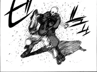 Clark's Vibration Weapon.png (155 KB) Clark (Project ARMS) releasing hypersonic vibrations to shatter and disintegrate his victims at a molecular level.