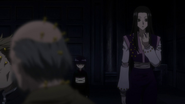 Illumi (Hunter × Hunter), eldest son of the Zoldyck Family of assassins, infiltrates and kills the Mafia's Ten Dons