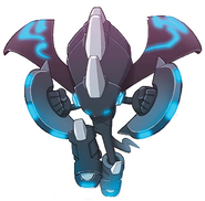 Nocturne clan soldiers (Sonic the Hedgehog) are equipped with the Nocturne Blade, an energy blade that leeches life force from the target to replenish the user.