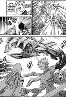 Priscilla berserk.jpg (594 KB) Every time Priscilla (Claymore) is injured, she can adapt and regenerate to gain a more powerful body.