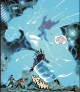 Kal-El/Clark Kent/Superman (DC Comics) when exposed to Genesis, he can manifest his own energy exoskeleton.