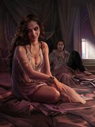 Arianne Martell (A Song of Ice and Fire) is a young seductress who uses her feminine wiles to manipulate men and is good enough to even make sworn knights betray their vows for a chance to share her bed.