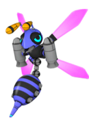 Buzz Bomber (Sonic the Hedgehog), a bee-based Badnik robot.