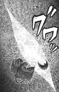 Femto creates a fissure.png (1.33 MB) Griffith/Femto (Berserk) manipulating the movement of the Skull Knight's Spatial Slicing attack in order to open a fissure into the Astral Plane.