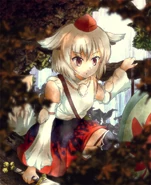 Momiji Inubashiri (Touhou Project) has a telegnosis ability that allows her to see a thousand ri ahead (approximately 3,927 kilometres, or 2,440 miles).