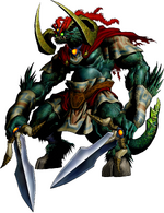 Ganondorf Dragmire (The Legend of Zelda) in his beast form, Ganon.