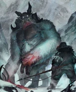 Atshen (Inuit Folklore) is a demon of the permafrost that is born of cannibalism.