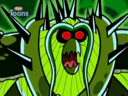 Danny Fenton/Phantom (Danny Phantom) use his ghost rays with cryokinesis to launch an explosive ecto-charged snowball.