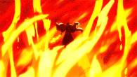 Genryusai Shigekuni Yamamoto (Bleach) generates inferno merely by unsealing Ryūjin Jakka.