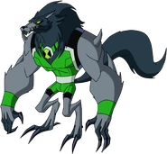 Blitzwolfer (Ben 10) is a Loboan, a species of werewolf-like aliens with the ability to create sonic howls.