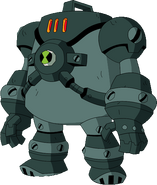 NRG (Ben 10 series) is a being of pure radiation in a containment suit capable of generating, absorbing and controlling radiation and heat.