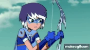 Zarya Moonwolf (Mysticons) can generate arrows with her bow
