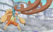 Tony Tony Chopper (One Piece) using Horn Point to enlarge and extend his horns.