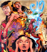 Each incarnation of Promethea (Promethea) channel the spirit of Promethea and the energies of Immateria through them, granting them immense power on the level of a demigod.