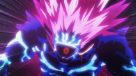 Boros (One-Punch Man) has removed his armor, which acts as a limiter for his incredible power.