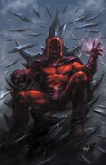 Magneto (Marvel) has trained himself extensively to resist telepathy, and the effect is enhanced by his helmet.