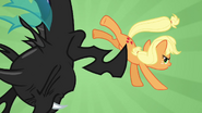 Applejack (My Little Pony: Friendship Is Magic) kicking.