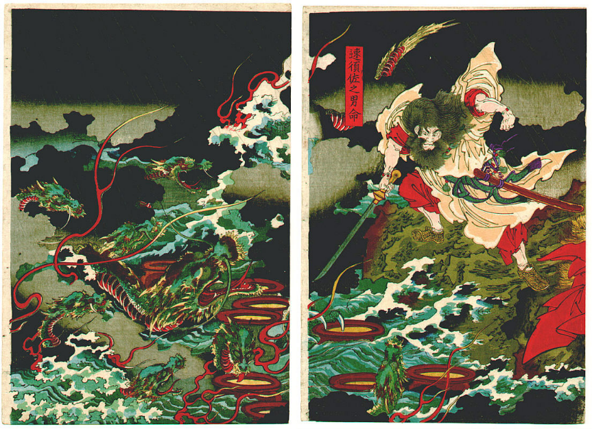 Okami - Yamata no Orochi  Mythologie, Yamata no orochi, Dragon japonais