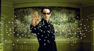 Neo via inside the Matrix (The Matrix)